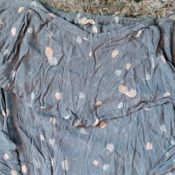 Floral Shorts With Skirt Overlay - Picture 7 of 8